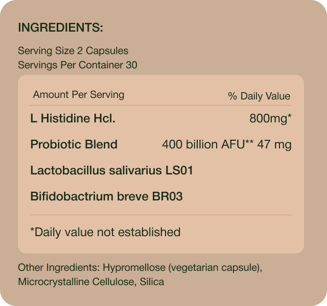 Histaderm Biotic | Naturally boost your gut health with our premium Probiotics