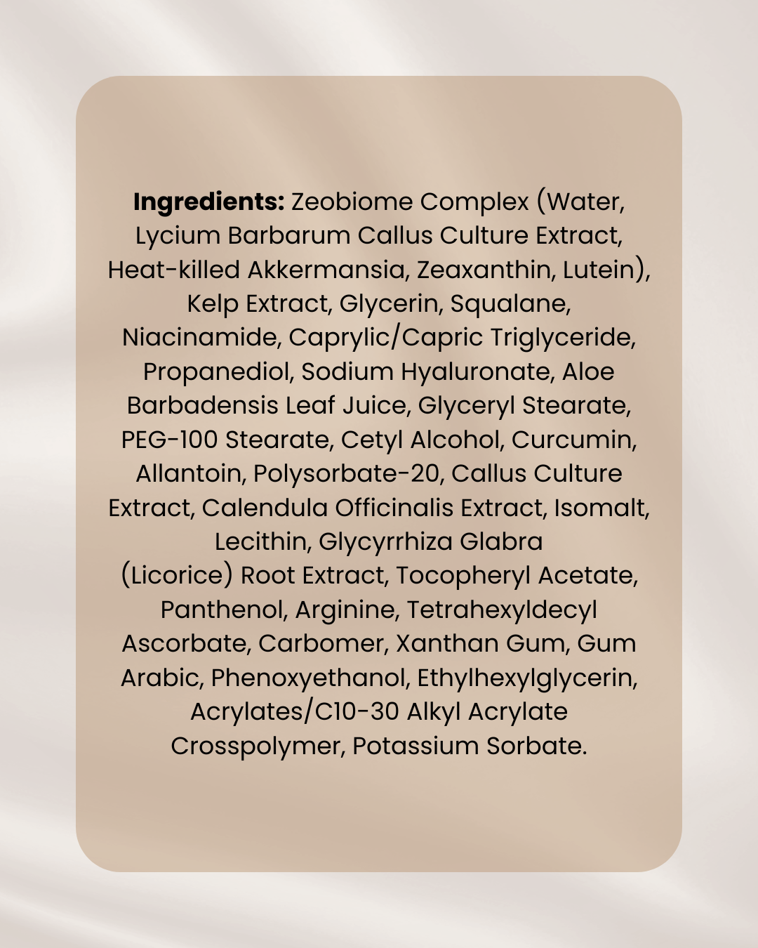 ZEOBIOME COMPLEX